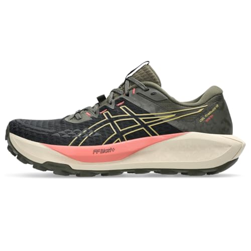 ASICS Women's Gel-Trabuco 13 GTX Running Shoe, 8, Black/Lemongrass