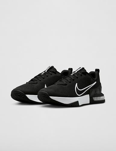 Nike Men's Air Max Alpha Trainer 6 Workout Shoes, Black/White-Black, 10