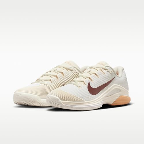 Nike Vapor 12 Women's Hard Court Tennis Shoes (Pale Ivory/Vachetta Tan/Tattoo) Size 7.5