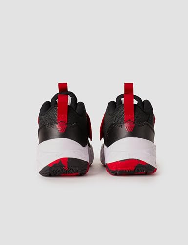 Nike Little Kid's Team Hustle D Basketball Shoes, Black/White-University Red, 1.5Y