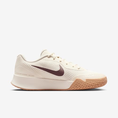 Nike Vapor Lite 3 Women's Hard Court Tennis Shoes (Pale Ivory/Vachetta Tan/Tattoo) Size 12