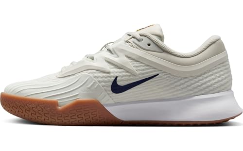 Nike Vapor Pro 3 Women's Hard Court Tennis Shoes (FZ2158-100, Summit White/Light Bone/Phantom/Binary Blue) Size 10.5