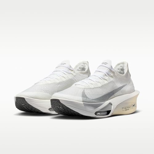 Nike Alphafly 3 Men's Road Racing Shoes (Platinum Tint/Grey Fog/Iron Grey/Metallic Silver) Size 10.5