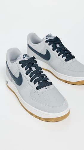 Nike Men's Air Force 1 '07 LV8 Sneakers, Lt Smoke Grey/Armory Navy, 9 Medium US