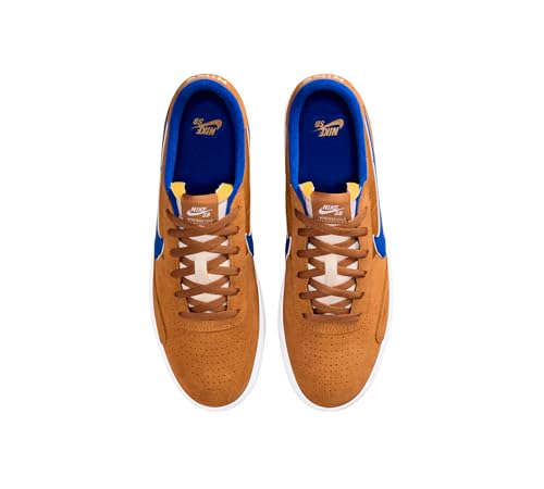 Nike SB Heritage Vulc Mens Trainers, Flax/Team Royal-Flax/White CD5010-200, Size 9.5 US