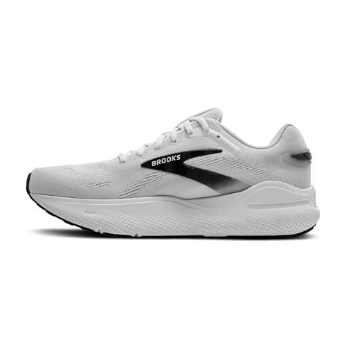 Brooks Men's Defyance Max Neutral Running & Walking Shoe - Bright White/Oyster/Black - 12 Medium