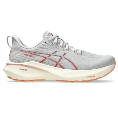 ASICS Women's GT-2000 13 Running Shoe, 9.5, Concrete/Watershed Rose