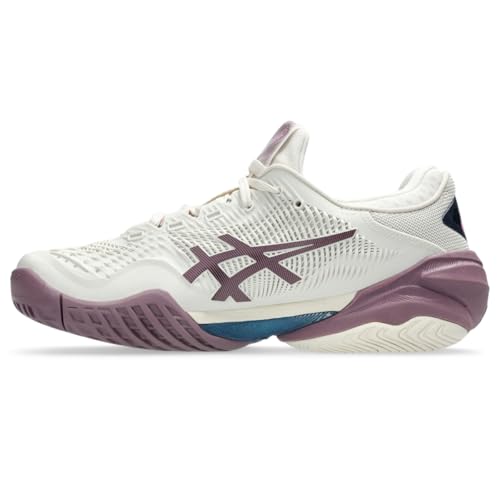 ASICS Women's Court FF 3 Tennis Shoes, 7, Soft Oat/Dusty Mauve
