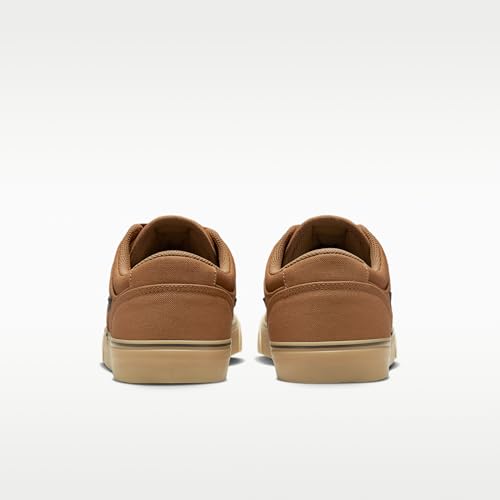Nike SB Chron 2 Canvas Skateboarding Shoes (Ale Brown/Ale Brown/Black Light Brown/Black) Size 9.5