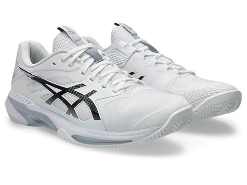 ASICS Mens Solution Speed Ff 4 Clay Sports Shoes, WHITE/BLACK, 10 US