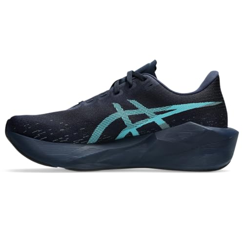 ASICS Men's NOVABLAST 6 Running Shoes, 13, Midnight/Energy Aqua