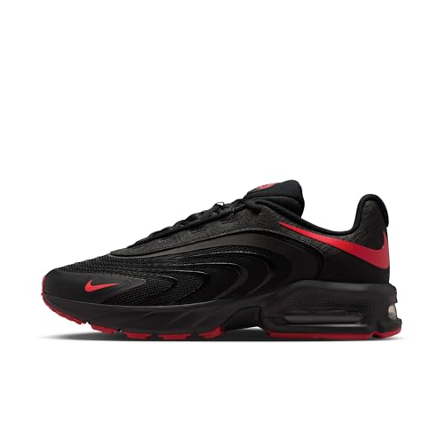 Nike Men's Air Max Fire Shoes, Black/University Red, 10.5