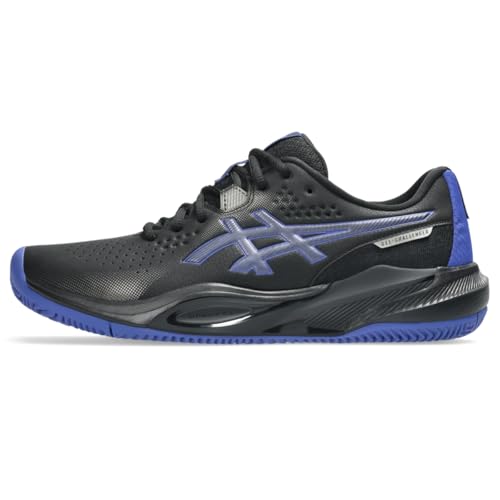 ASICS Men's Gel-Challenger 15 Clay Tennis Shoes, 14, Black/Dark Cobalt