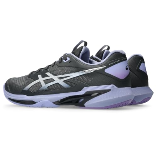 ASICS Men's Solution Speed FF 4 Night Energy Tennis Shoes, Graphite Grey/Pure Silver, 7