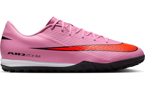 Nike Mercurial Vapor 16 Academy Turf Low-Top Soccer Shoes (Magic Flamingo/Total Crimson/Black) Size 10