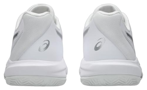 ASICS Women's Gel-Dedicate 9 ClayTennis Shoes, White Pure Silver, 6.5 US