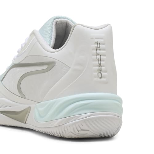 Puma Men's All-Pro Nitro Basketball Shoes, White-Aqua AH25, 13
