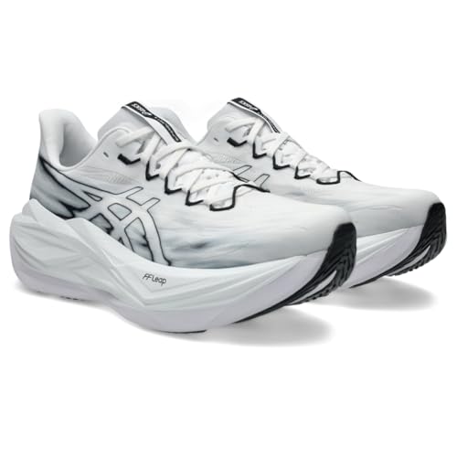 ASICS Unisex SUPERBLAST 3 Running Shoes, 10.5M / 12W, White/Black