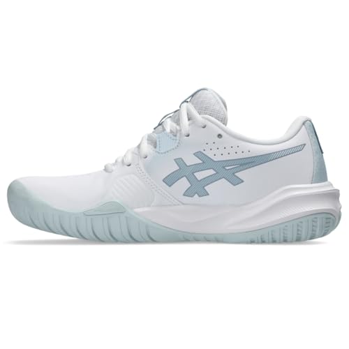 ASICS Women's Gel-Challenger 15 Tennis Shoes, 9, White/Sky