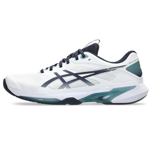 ASICS Men's Solution Speed FF 4 Tennis Shoes, 11, White/Midnight