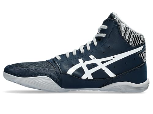 ASICS Kid's Snapdown 3 Grade School Wrestling Shoes, 5, French Blue/White