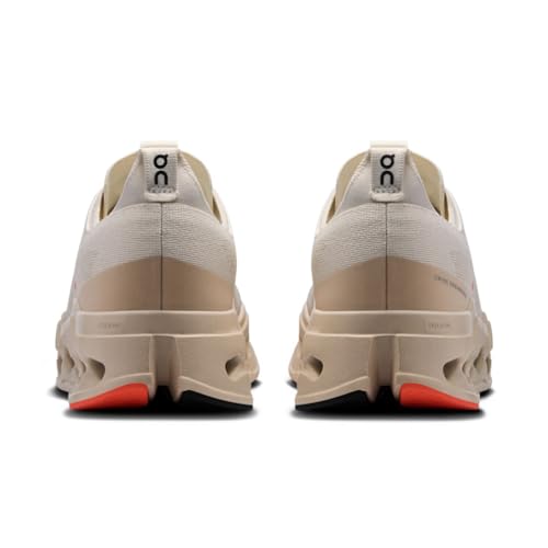 On Mens Cloudsurfer Max Ivory/Salmon 10 M