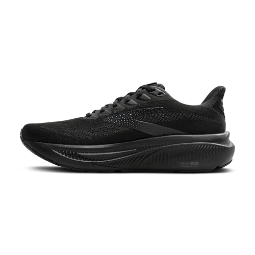 Brooks Womens Ghost 17 Black/Black/Ebony 8.5 Medium