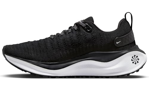 Nike InfinityRN 4 Women's Road Running Shoes (DR2670-001, Black/Dark Grey/White) Size 6