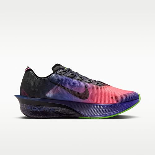 Nike Vaporfly 4 Glam Women's Road Racing Shoes (Dark Obsidian/Purple Dynasty/Flash Crimson/Black) Size 7