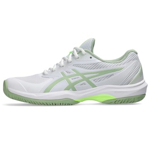 ASICS Women's Game FlyteFoam Pickleball Shoes, 9, White/Jade