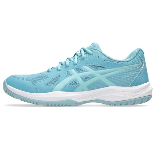 ASICS Men's Upcourt 6 Volleyball Shoes, 10, Stillwater/Ocean Decay