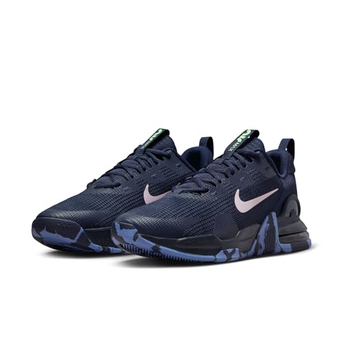 Nike Men's M Air Max Alpha Trainer 5 Low, Ossidian Pink Foam Lime Blast Polar, 11 US