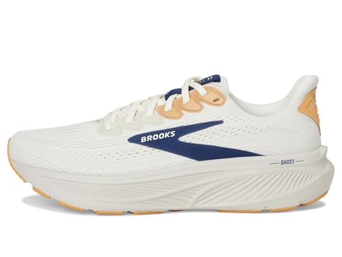Brooks Men's Ghost 17 Coconut/Moonbeam/Blue 13 Medium