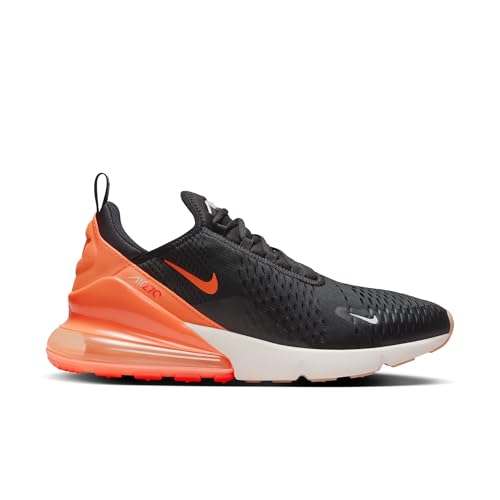 Nike Air Max 270 Men's Shoes (AH8050-030, Black/Bright Crimson/Phantom/Total Orange) Size 7.5