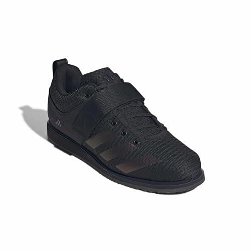 adidas Unisex-Adult Powerlift 5 Weightlifting, Black/Black/Carbon, 7