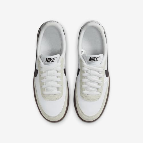 Nike Killshot 2 Big Kids' Shoe (IF0500-100, White/Light Silver/Gum Dark Brown/Black) Size 6