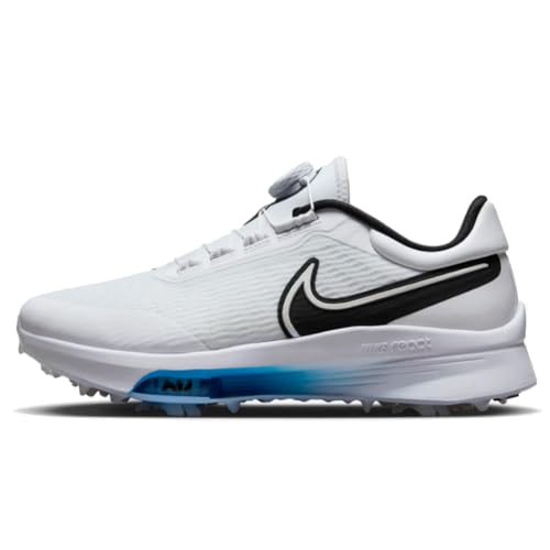 Nike Air Zoom Infinity Tour Next% Boa Men's Golf Shoes (Wide) (DJ5590-103, White/Black-Photo Blue) Size 8