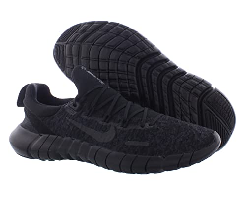 Nike Mens Free Run 5.0 Running Shoes Black/Black Size 10