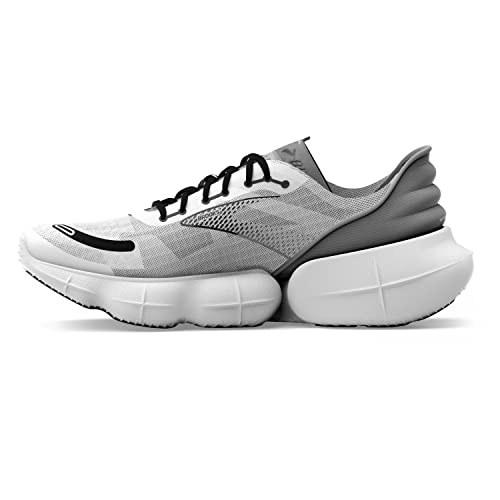 Brooks Women's Aurora Neutral Running Shoe - White/Alloy/Black - 5.5 Medium