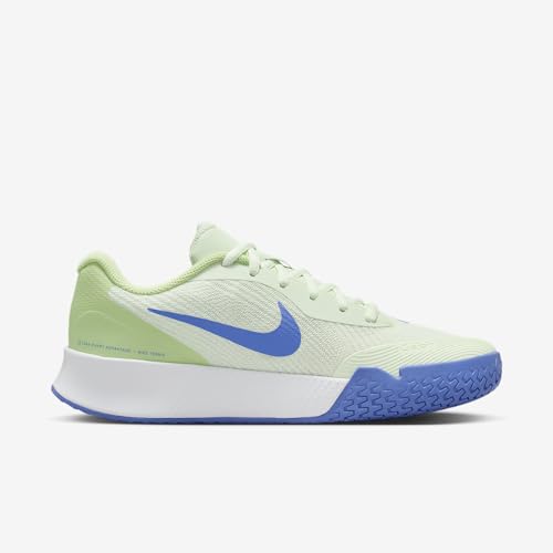 Nike Vapor Lite 3 Women's Hard Court Tennis Shoes (Volt Tint/White/Light Liquid Lime/Sapphire) Size 8