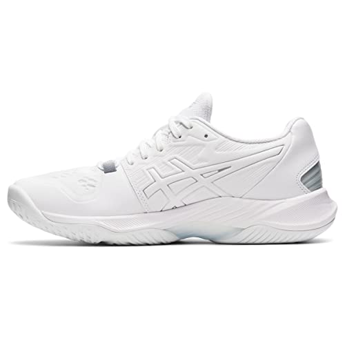 ASICS Women's Sky Elite FlyteFoam 2 Volleyball Shoes, 9, White/White
