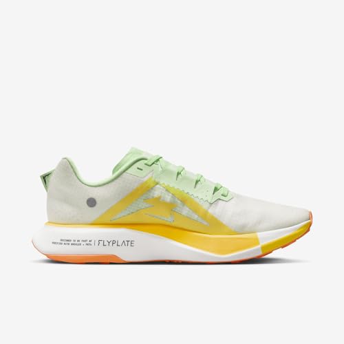Nike Ultrafly Men's Trail Racing Shoes (DX1978-102, Summit White/Vapor Green/Laser Orange/Black) Size 6.5