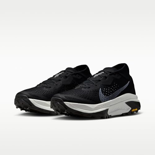 Nike ACG Zegama Men's Trail Running Shoes (Black/Safety Orange/Anthracite/Summit White) Size 11