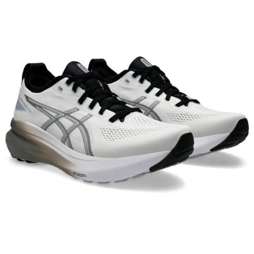 ASICS Men's Gel-Kayano 31 Running Shoes, 11, White/Piedmont Grey