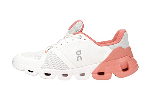 ON Running Womens Cloudflyer 2021 Road Shoes White/Coral, 10 US