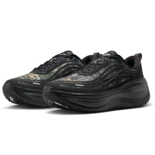 Nike Vomero Plus Men's Realtree® Road Running Shoes (Black/Dark Smoke Grey/Anthracite/Metallic Dark Grey) Size 13