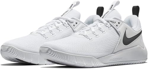 Nike Womens Zoom Hyperace 2 Volleyball Shoes Size 8 White/Black