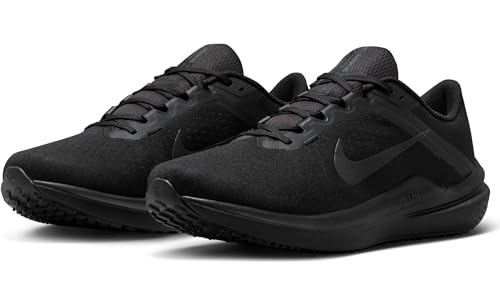 Nike Men's Air Winflo 10 Sneaker, Black Black Black Anthracite, 13 US
