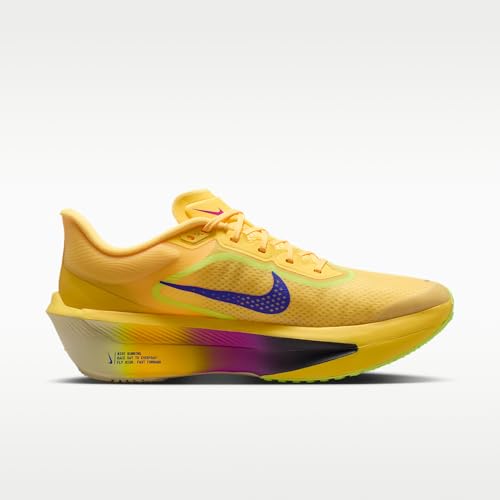 Nike Zoom Fly 6 Men's Road Racing Shoes (Citron Pulse/Volt Ice/Hyper Violet/Indigo Burst) Size 10.5