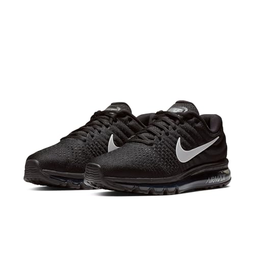 Nike Men's Air Max 2017 shoes, Black/White/Anthracite, 8.5